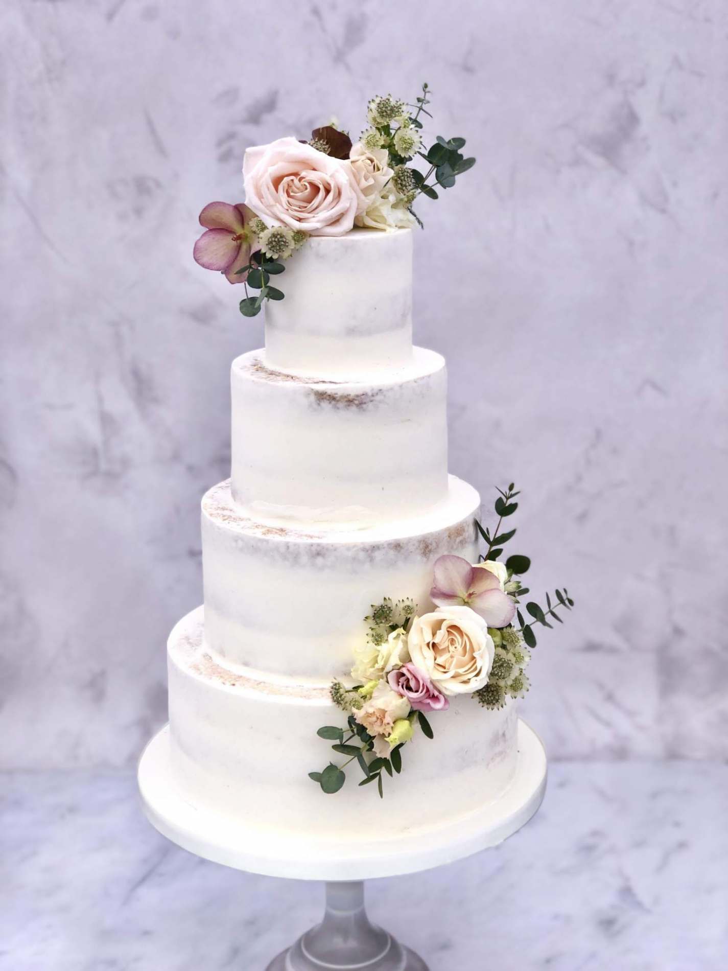 Victoria Polished Naked in 4 Tiers | Wedding Cakes