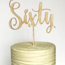 Blue and Stormy Buttercream Cake