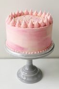 Pink Marble Buttercream Cake