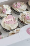 Ivory Rosebud Cupcakes