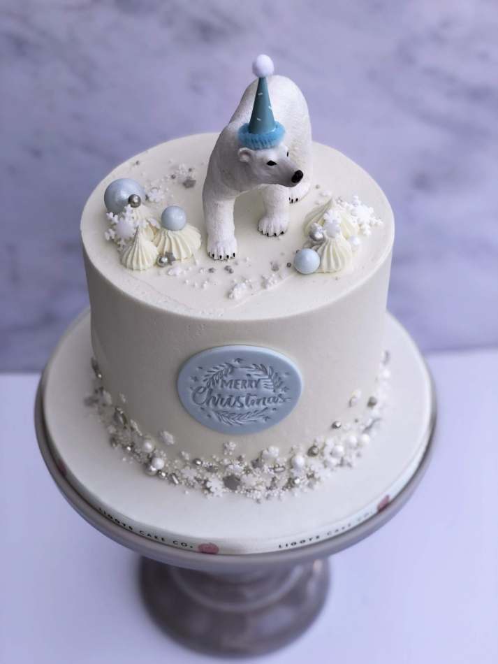 Polar Bear Birthday Cake – Blue Sheep Bake Shop