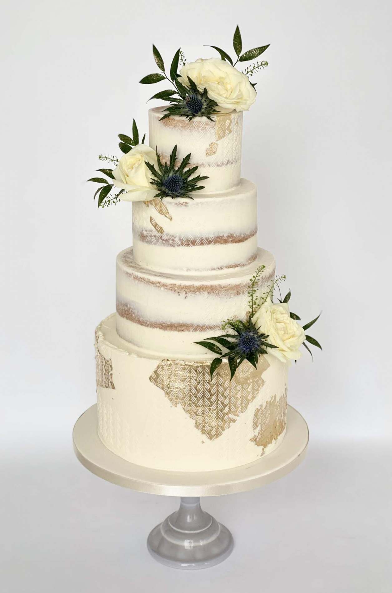 Acacia Gold Leaf Wedding Cake | Weddings