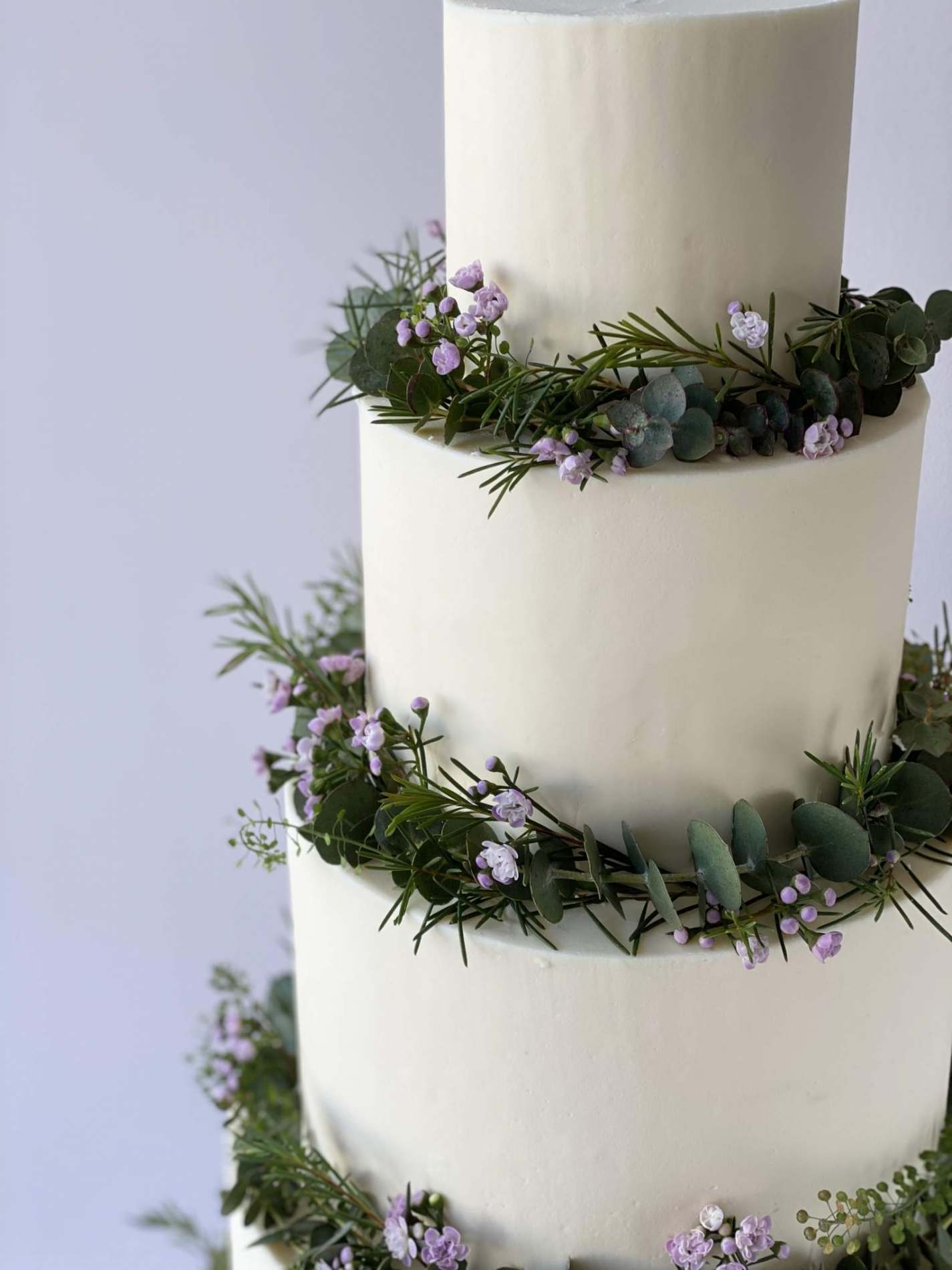 Lilac Garland Cake | Wedding cakes