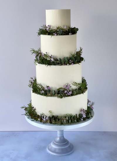 Lilac Garland Cake | Wedding cakes