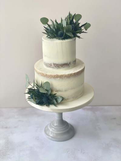 Thistle and Foliage Wedding Cake | Wedding Cakes