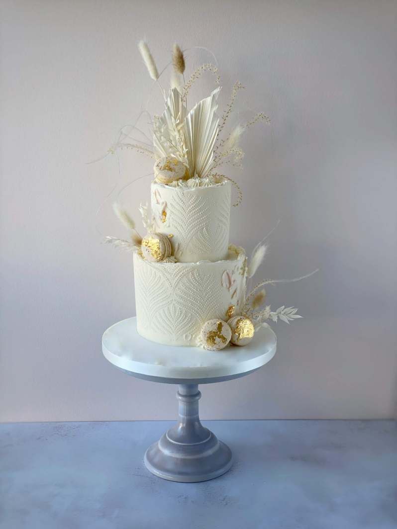 Pampas Wedding Cake | Wedding