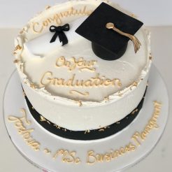 Graduation Buttercream Cake