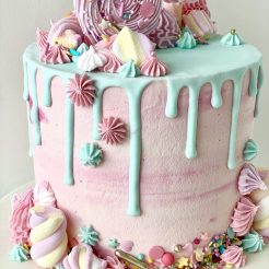 Pastel Marshmallow Buttercream Dream Cake | Birthdays