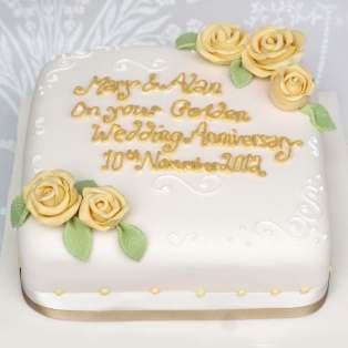  Wedding  Anniversary  Cakes Ruby Golden Diamond Wedding  