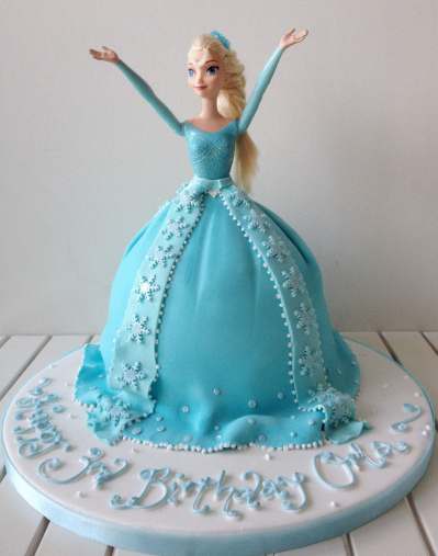 Frozen Elsa Doll Cake | Birthdays